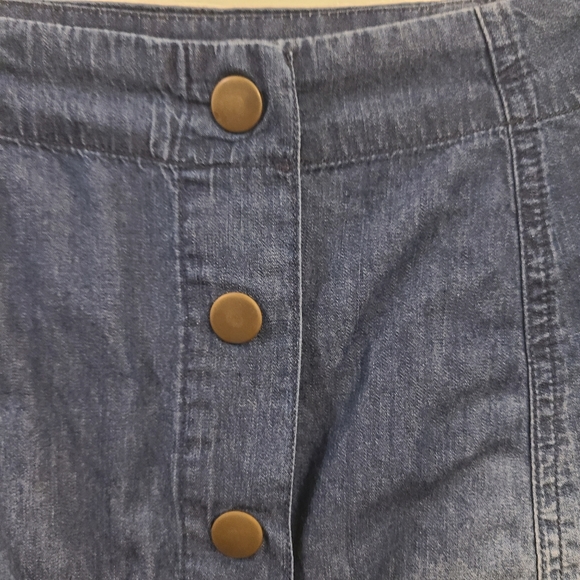 Button Up Jean Skirt - Picture 3 of 5